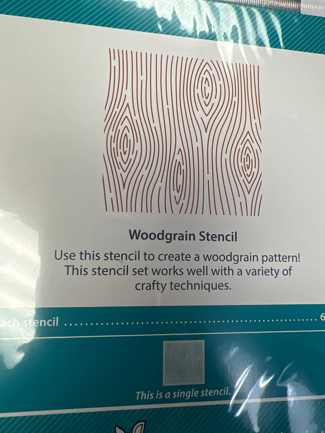 woodgrain Stencil by Lawn Fawn