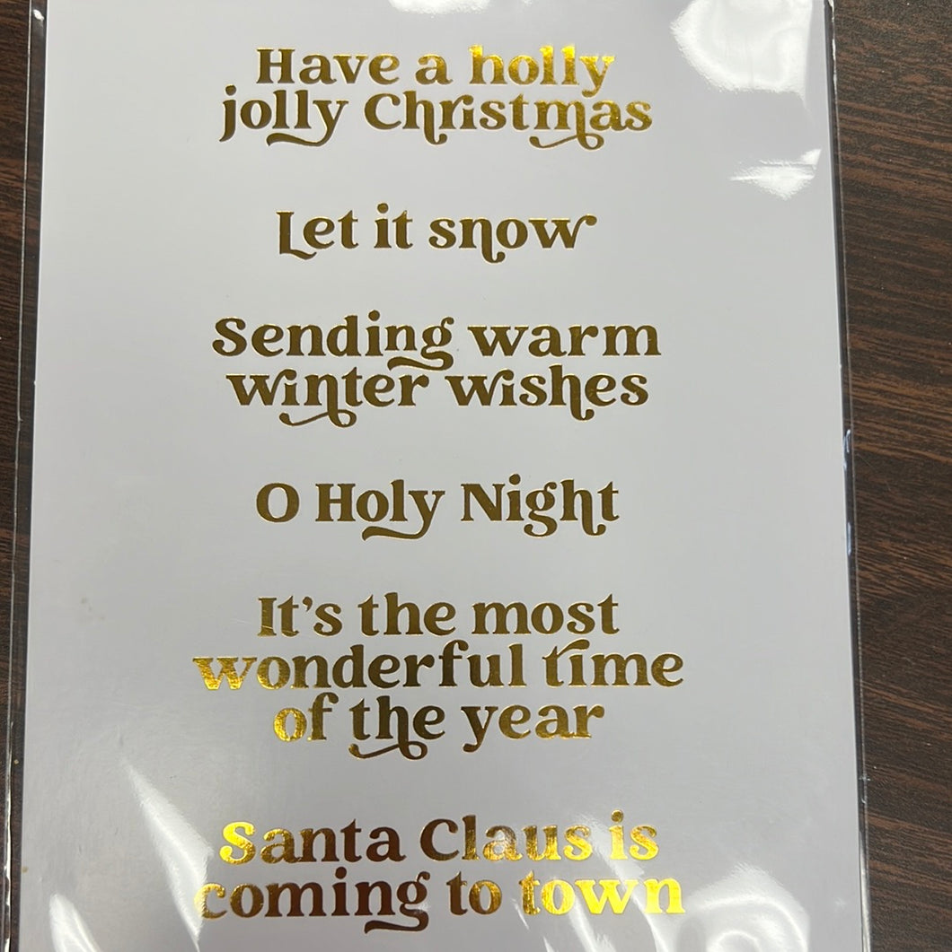 Wonderful winter sentiments hot foil plate die by spellbinders