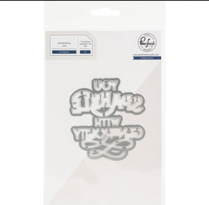 You sparkle Hot Foil snd die set by pinkfresh