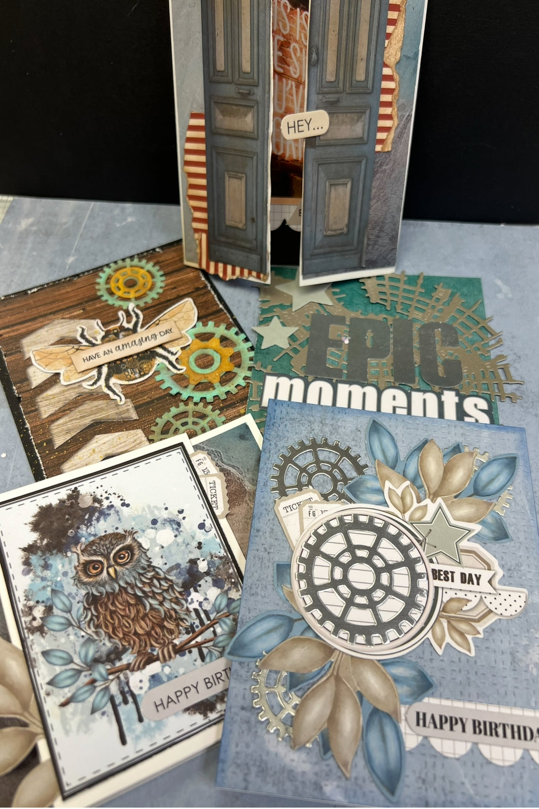 Gear and foliage card class