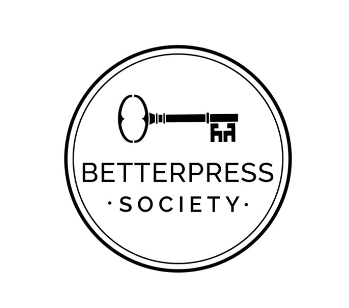 Betterpress society by Spellbinders 6-month prepayment July-dec