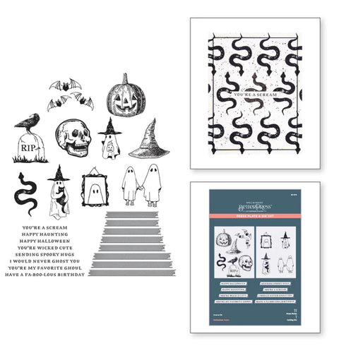Halloween icons betterpress snd die set by spellbinders
