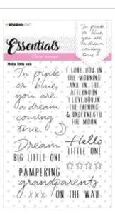 Hello little one clear stamp set by studio light