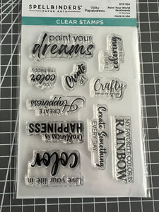 paint your world stamp set by spellbinders