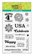 Happy 4th stamp set by Newton's Nook Designs