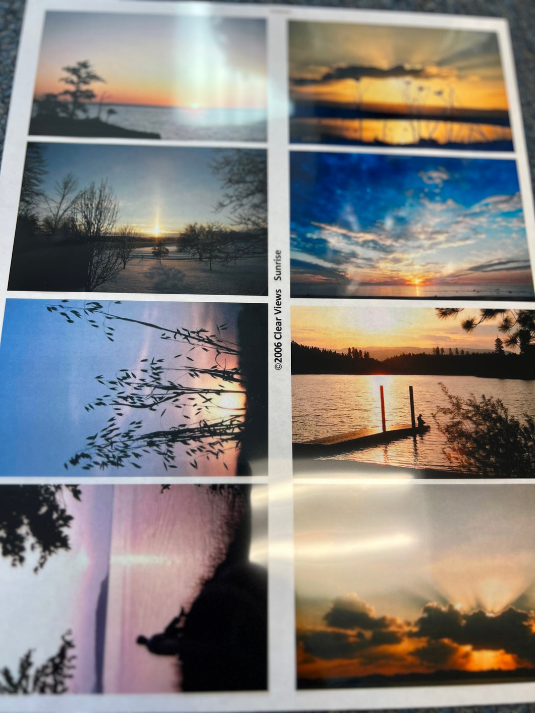 Sunrise transparency by clear view