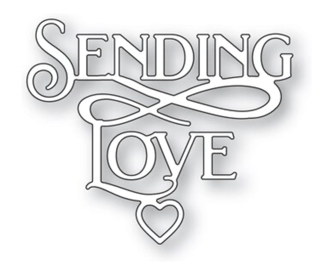 Sending love die by Poppy