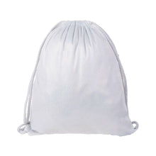 Load image into Gallery viewer, Craft Express 2 Pack Glitter Sublimation Drawstring Backpacks – 13&quot;x16&quot; White with Sparkle Finish