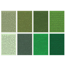 Load image into Gallery viewer, Essentials Collection - Sticker Book - Green Alpha by Echo Park