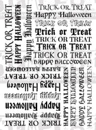 Rub On Transfers - Happy Halloween by Stamplistic