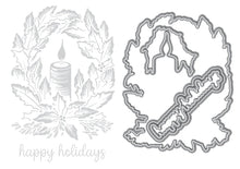 Load image into Gallery viewer, Happy Holidays press letterpress &amp; die by ldrs