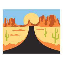 Load image into Gallery viewer, Highway Horizons-Desert Layered Stencils by Mindy Eggen by Spellbinders
