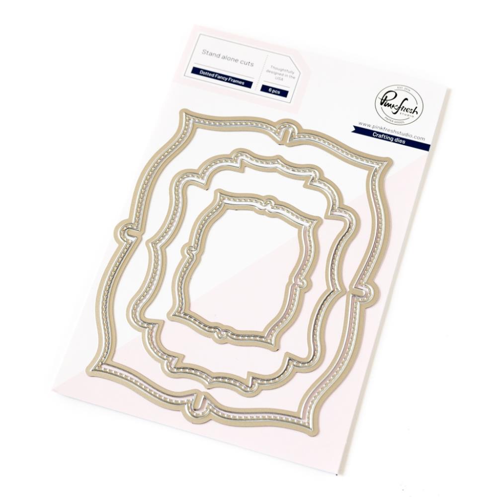 Dotted fancy frames die by pinkfresh