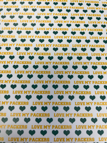 Love my packers paper by scrapbook customs