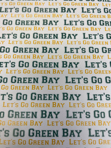 Let's go green bay paper by scrapbook customs