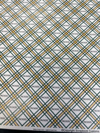 Mini plaid packers paper by scrapbook customs