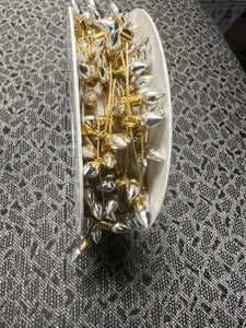 faux silver/gold light cord by vivant