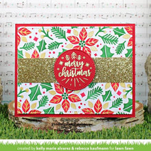 Load image into Gallery viewer, Poinsettia Backgrounds stencil set by Lawn fawn