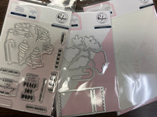 Load image into Gallery viewer, Festive tickets stamp die stencil by pinkfresh