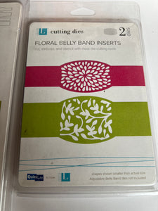 Belly bands and inserts dies lot by quickutz