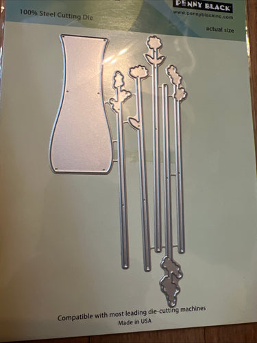 tall flowers die set by penny black