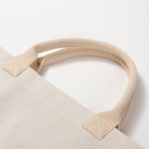 Craft Express Linen Shopping Bag for Sublimation & Custom Designs, 15" x 16"