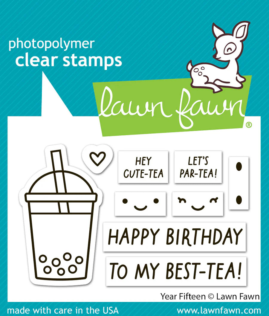 Year Fifteen Stamp set by Lawn Fawn