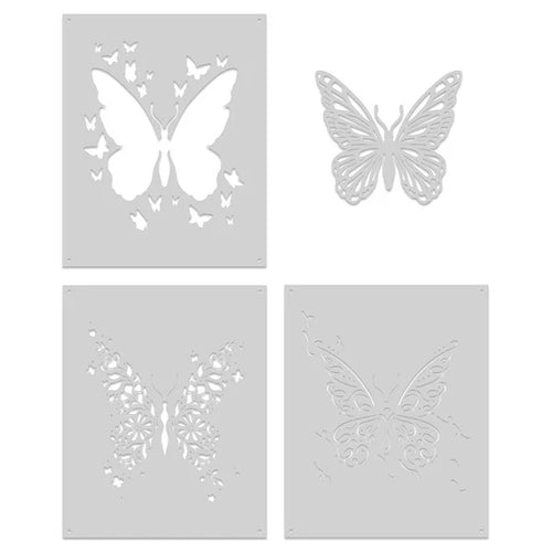 Butterfly stencil by Hero Arts
