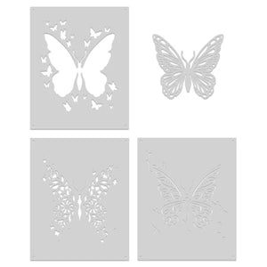 Butterfly stencil by Hero Arts