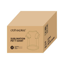 Load image into Gallery viewer, Craft Express 2 Pack Large Sublimation Pet T-Shirt – White Polyester