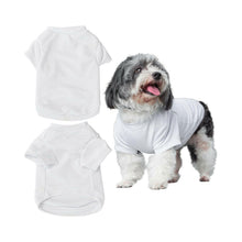Load image into Gallery viewer, Craft Express 2 Pack Large Sublimation Pet T-Shirt – White Polyester