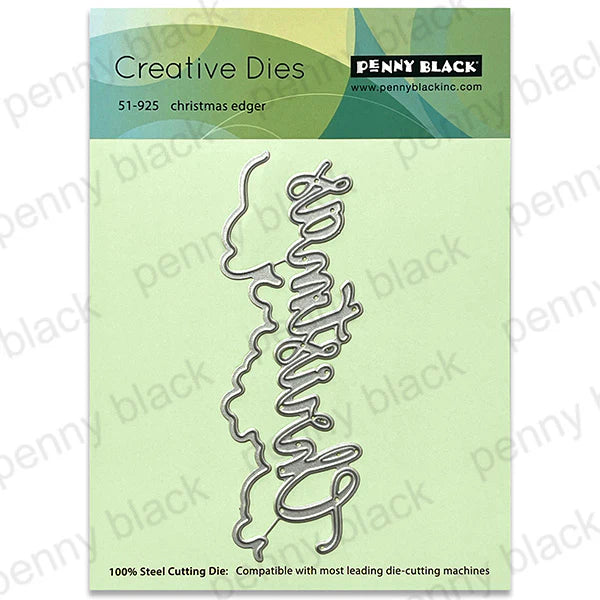 christmas edger die set by penny black