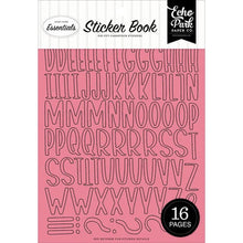 Load image into Gallery viewer, Essentials Collection - Sticker Book - Pink Alpha by Echo Park