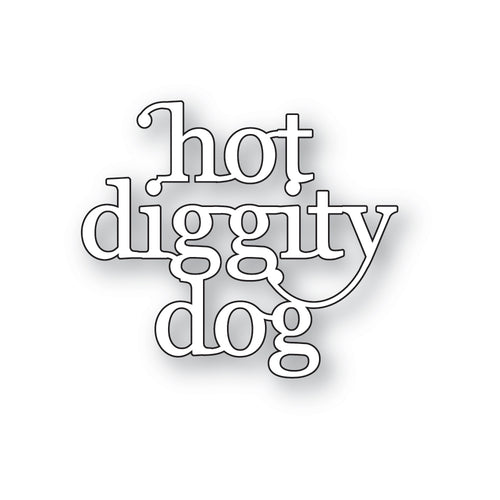 2736 Hot Diggity Dog craft die by Poppy