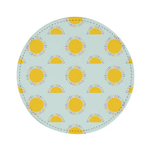 Load image into Gallery viewer, Craft Express 4 Pack Round Vegan Leather Sublimation Coasters – 4" White