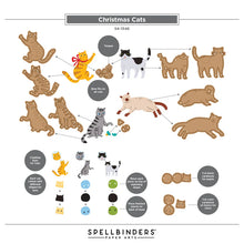 Load image into Gallery viewer, Christmas Cats Etched Dies by Yana Smakula (Spellbinders)