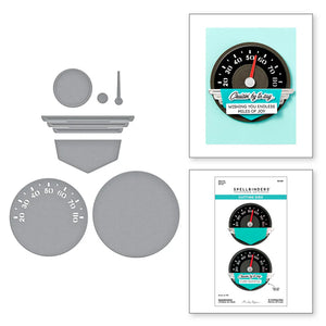 speedometer die set by Spellbinders