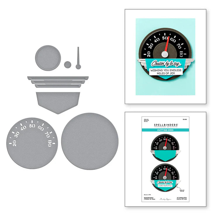 speedometer die set by Spellbinders