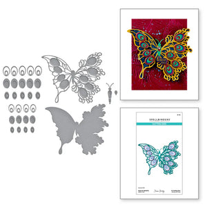 Peacock butterfly die spellbinders