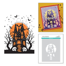 Load image into Gallery viewer, Haunted Hollow press and stenil bundle by spellbinders