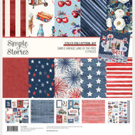 Simple Vintage Land of the Free 12x12 Collection Kit -Simple Stories