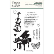 Simple Vintage Timless Harmony Photopolymner Stamps by Simple Stories