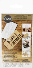 Load image into Gallery viewer, Sizzix Accessory - Sticky Grid Sheets, 2 5/8" x 4 5/8", 5 Pack inspired by Tim Holtz