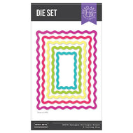 You've Got A Friend Collection - Dies - Squiggly Rectangle Frames by Hero Arts