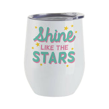 Load image into Gallery viewer, Craft Express 6 Pack Stainless Steel Sublimation Wine Tumblers – 12oz with Lids