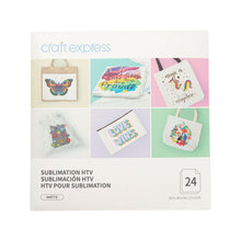 Load image into Gallery viewer, Craft Express Sublimation Heat Transfer Vinyl – Sublimation HTV for Cotton &amp; Dark Fabrics