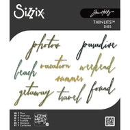 Handwritten Vacation Thinlits Dies 661286 by Tim Holtz (Sizzix)