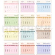 Load image into Gallery viewer, 2027 Calendar Pads by Uniquely Creative