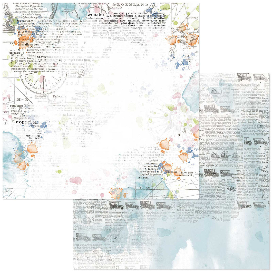 everywhere wonder 12 x 12 paper  by 49 & market