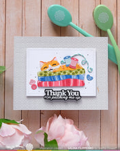 Load image into Gallery viewer, Cat fabric lover stencil &amp; die set by Waffle Flower